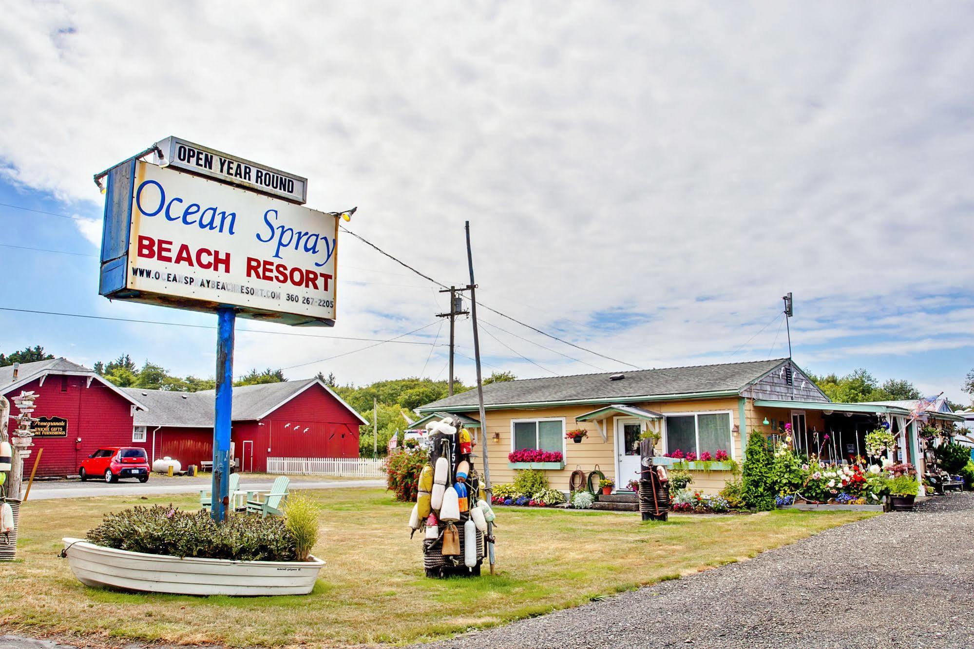 Ocean Spray Beach Resort Grayland Eksteriør bilde